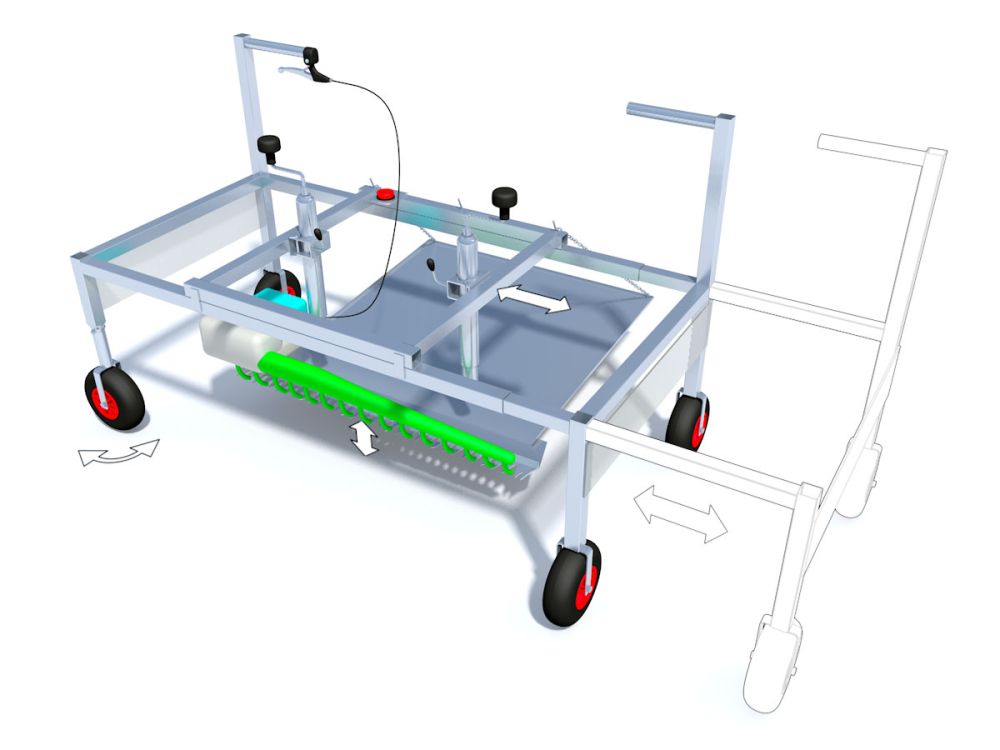 Eazyframe mobile harvesting machine