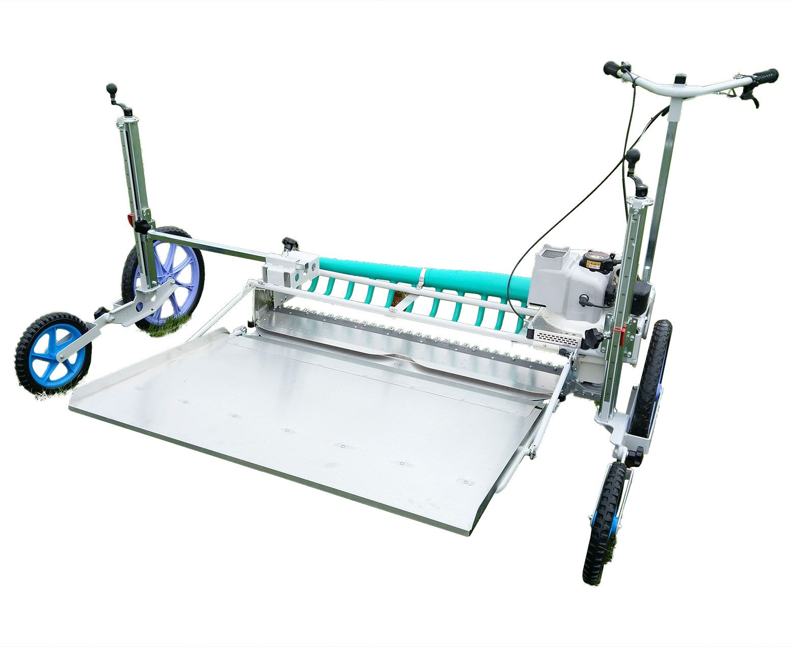 Long range one man trimming & harvesting machine